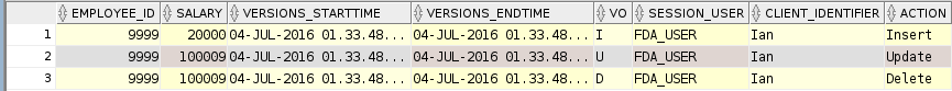 The auditing capabilities of Flashback Data Archive in Oracle 12c ...