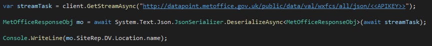 Generate C# Classes from a JSON Response – iancarpenter.dev
